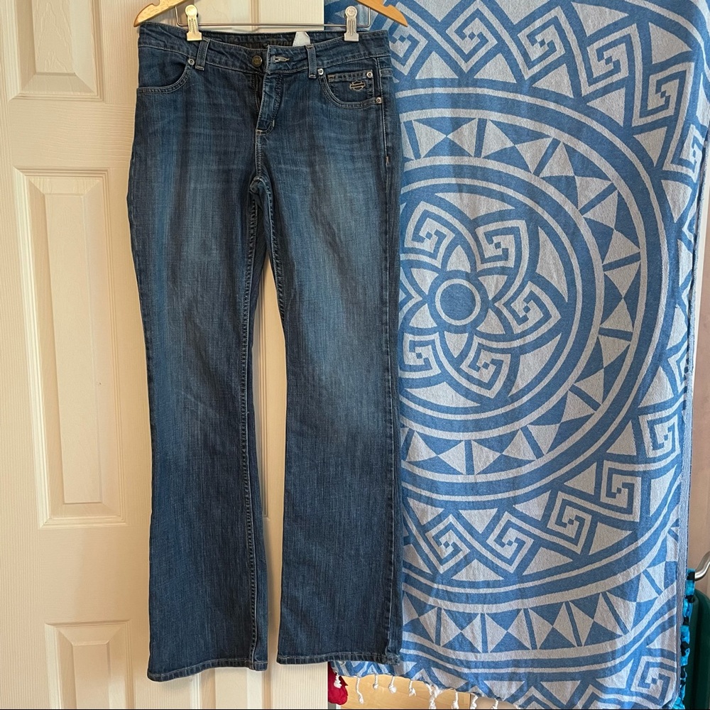 Medium wash Harley jeans